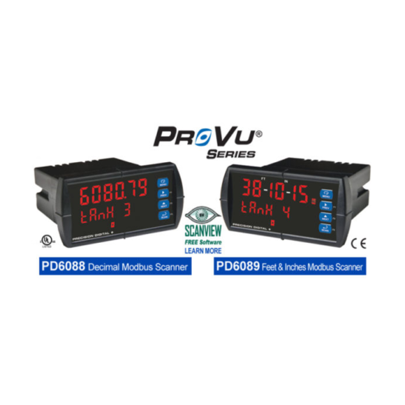 Precision Digital PD6088/PD6089 ProVu Modbus Scanners