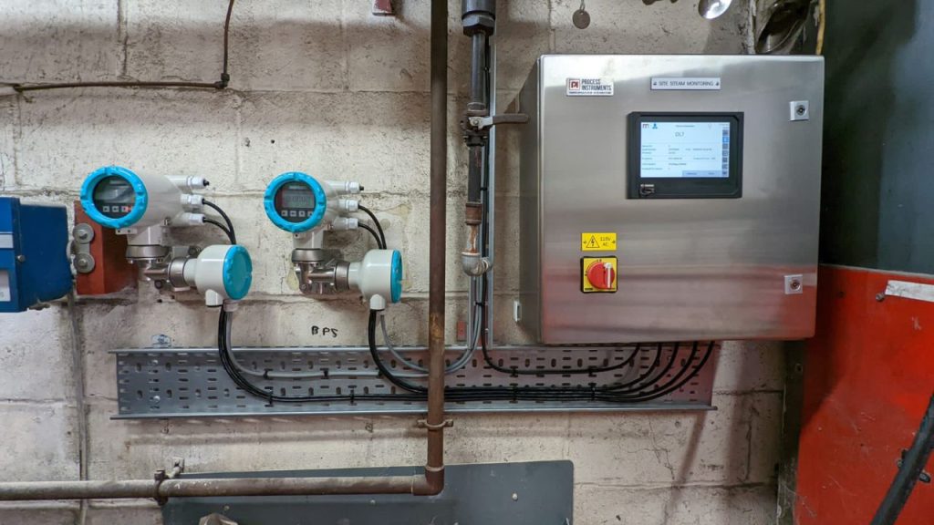 Boiler steam flow measurement